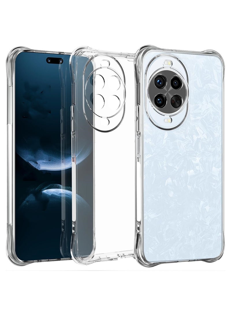 Fankalo حافظة هاتف لهواوي نوفا 14 برو شفافة للغاية رفيعة مضادة للخدش ومضادة للصدمات غطاء خلفي واقي من TPU - Image 1