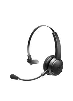A7 Pro Bluetooth Headset with Boom Mic, Wireless Noise Canceling Headphones with Mute Mode, Over-Ear headset for PC/Gaming/Call Center/Meeting/Office, 40 Hours, Multi-point Connection