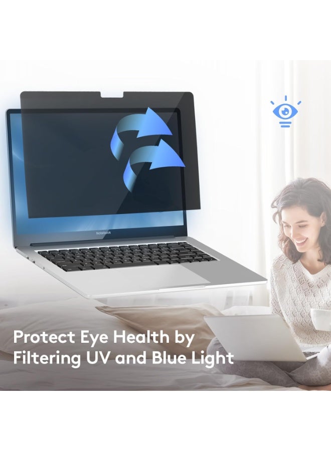 Magnetic Privacy Screen for 16 Inch MacBook Pro (2021-2026, M1, M2, M3, M4, M5 Pro, Max), Removable Matte Computer Privacy Shield Anti Glare Blue Light Filter, Anti-Spy Anti Glare for Mac 16'' Protector - Image 5