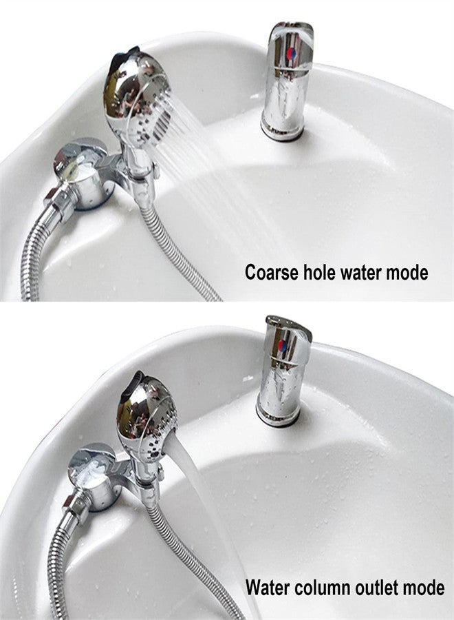 Zikra Salon Shampoo Shower Head for Sink, High Pressure Hairdressing Shower Nozzle, Pedicure Chair Shower Faucet Sprayer Attachment Replacement for Spa Hair Washing Dog Baby Bath - Image 5