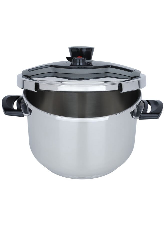 Alsaif Gallery Falcono Steel Pressure Cooker 10 Liter  - Image 2