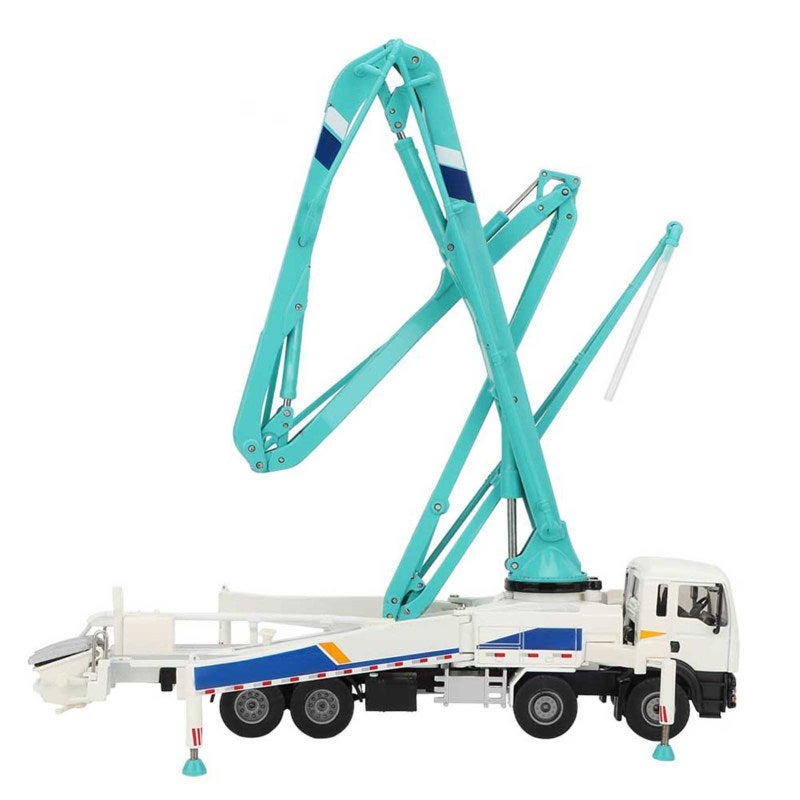 Children Alloy Concrete Pump Model Car Truck Engineering Vehicles Kids Toy - Image 5
