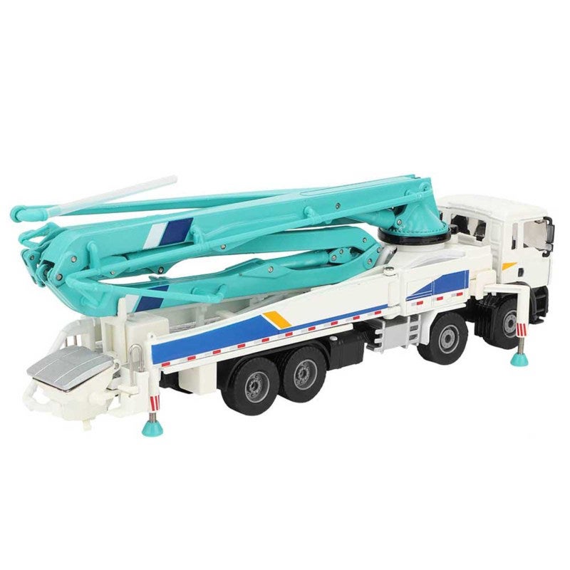 Children Alloy Concrete Pump Model Car Truck Engineering Vehicles Kids Toy - Image 2