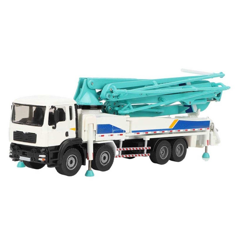 Children Alloy Concrete Pump Model Car Truck Engineering Vehicles Kids Toy - Image 1