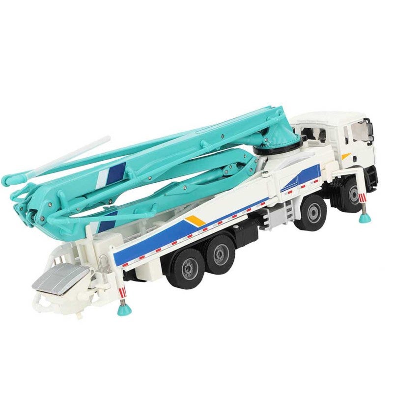 Children Alloy Concrete Pump Model Car Truck Engineering Vehicles Kids Toy - Image 4