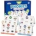 BenBen Phonics Flash Cards 76 Cards 24 Principles Learn to Read Phonics Games CVC Digraphs Blends Long Vowel Sounds Classroom Homeschool Educational Toys for Kids Ages 48 Kindergarten 1st 2nd Grade - Image 2