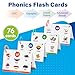BenBen Phonics Flash Cards 76 Cards 24 Principles Learn to Read Phonics Games CVC Digraphs Blends Long Vowel Sounds Classroom Homeschool Educational Toys for Kids Ages 48 Kindergarten 1st 2nd Grade - Image 4