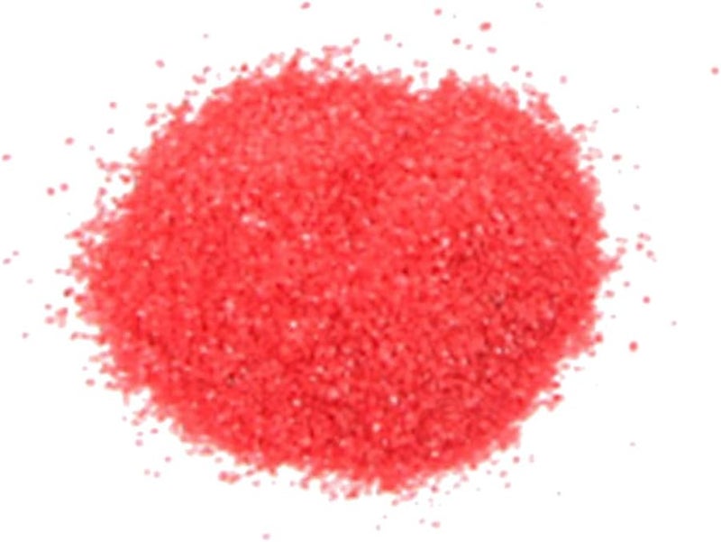 klarako Colored Sand For Decorative Miniascape Sand Wedding Accessories Vase Filler  Red, as described - Image 1
