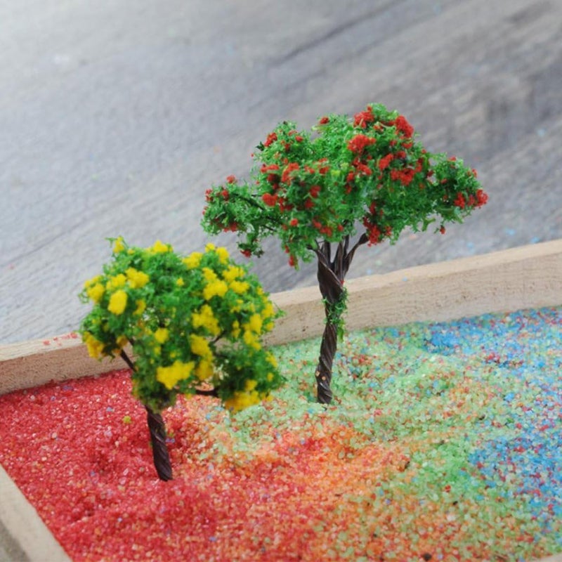 klarako Colored Sand For Decorative Miniascape Sand Wedding Accessories Vase Filler  Red, as described - Image 2