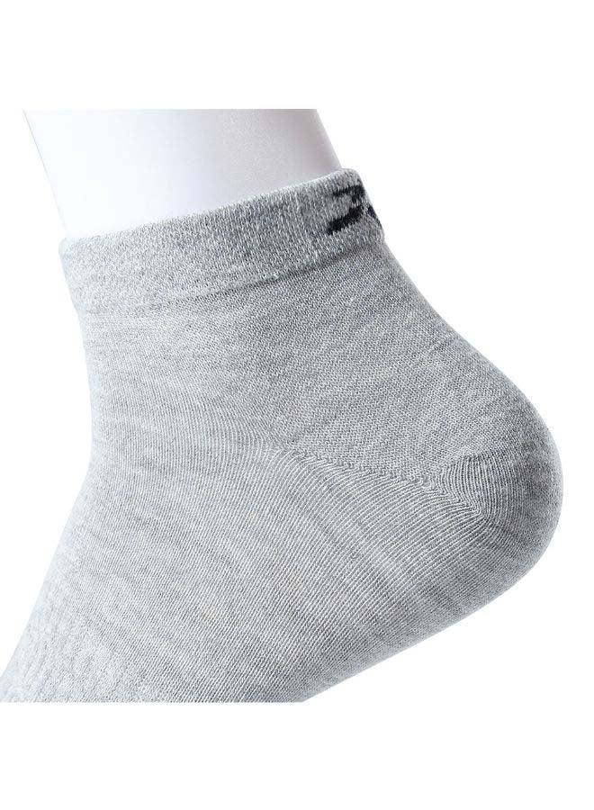 12 Pairs Of Solid Ankle Length Socks Black - Image 3