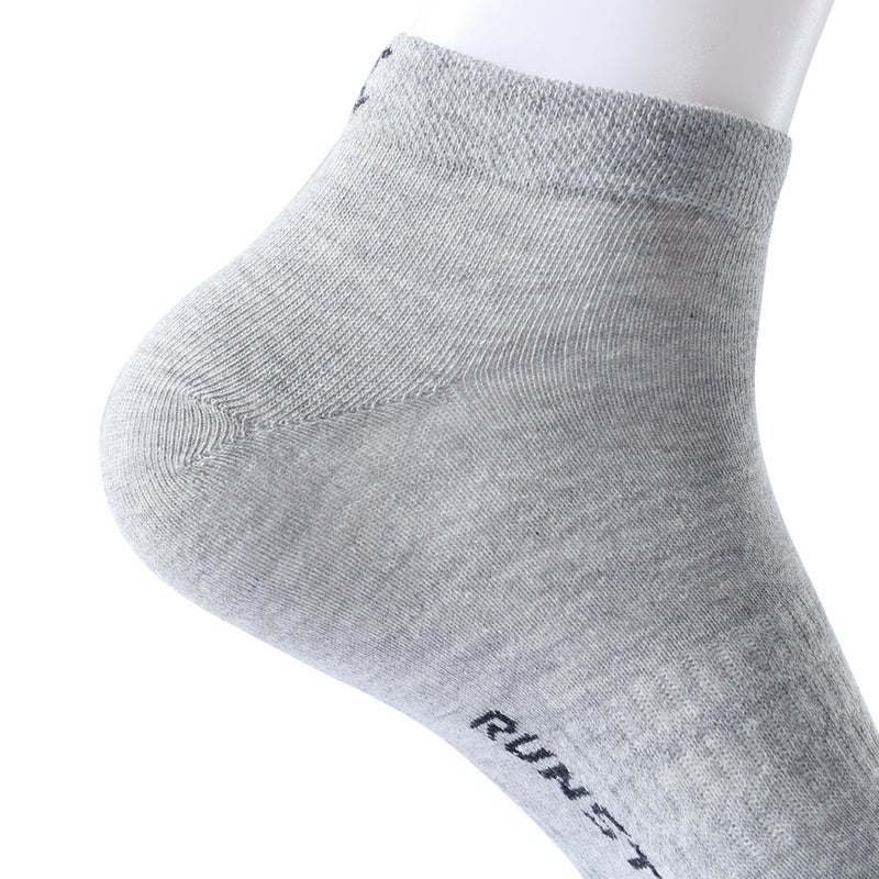 12 Pairs Of Solid Ankle Length Socks Black - Image 4