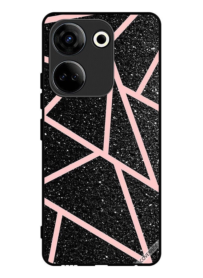 Covernex Protective Case Cover For Tecno Camon 20 Glitters & Paths Pattern - Image 1