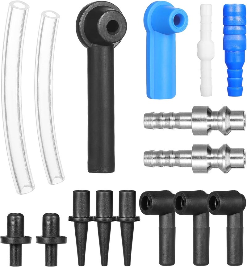16pcs Brake Oil Bleeder Connectors and Exchange Tool Kit for Car Brake Fluid Replacement Clutch Oil Bleeder Fittings Bleeding Equipment - Image 1