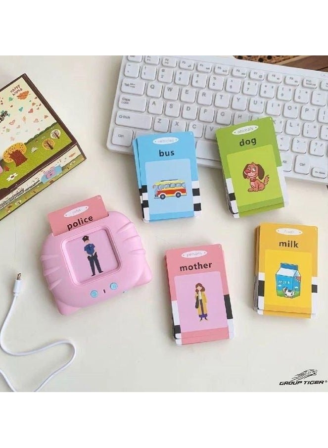 Flash Card Machine, Educational Resource, Electronic Interactive Toys for Boys and Girls Age 2-4 Years Old, Toddler Birthday Gifts - Image 2