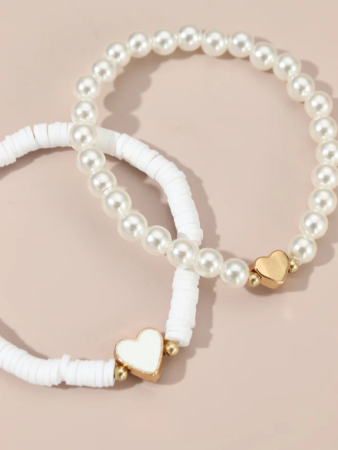 Take Two Take Two Set of 5 - Embellished Beaded Bracelet