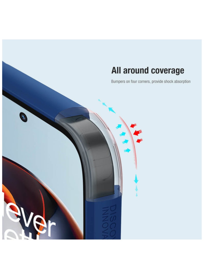 Nillkin Super Frosted Shield Pro Matte cover case for OnePlus 11R - Blue - Image 2
