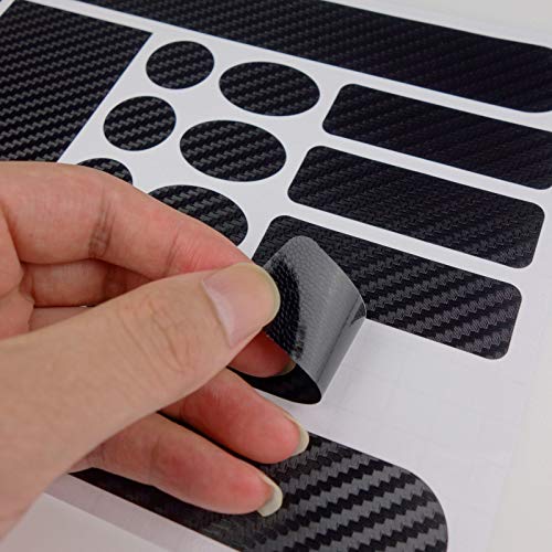 Zelerdo 2 Pack Bike Frame Chain Protective Guard Pad and 2 Pieces Bicycle Chainstay Protector Decal - Image 4