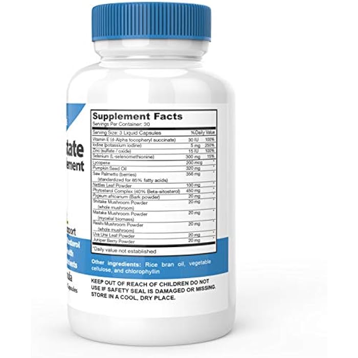 DrFormulas Super Prostate Supplement | Best Prostate Support with Saw Palmetto Extract, Beta Sitosterol, Pumpkin Seed Oil Now, 90 Vegetarian Capsules - Image 2