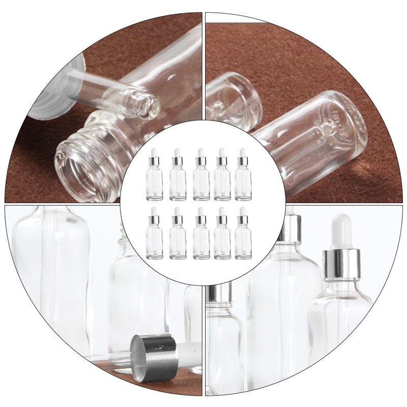 10Pcs Dropper Bottles Refillable Storage Bottles Bottles - Image 2
