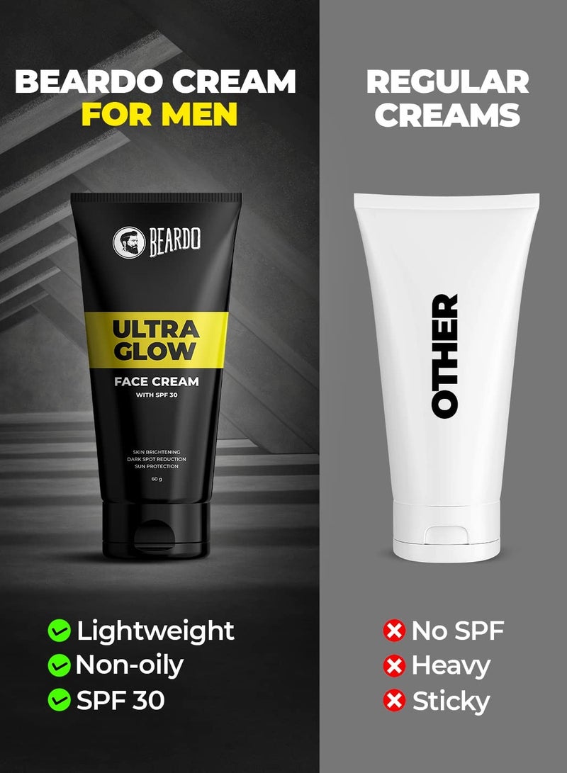 BEARDO Ultraglow All In One Face Cream For Men With SPF 30 Cream 60 g - Image 2