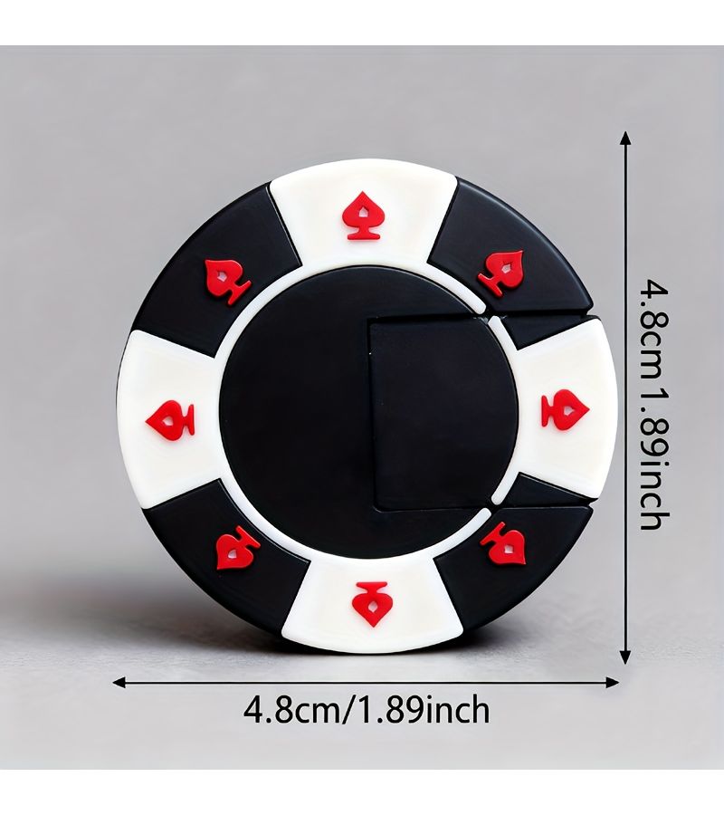 ذاكرة فلاش USB بسعة 4 جيجابايت على شكل رقاقة بوكر من مادة PVC، عصا تخزين محمولة وقلم ذاكرة. - Image 3