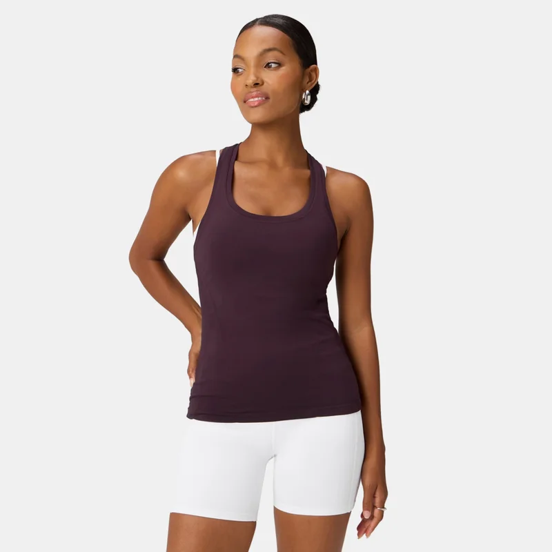 Fabletics توب تدريب ريسر باك فيذر تك+ للنساء