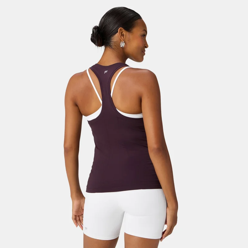 Fabletics توب تدريب ريسر باك فيذر تك+ للنساء