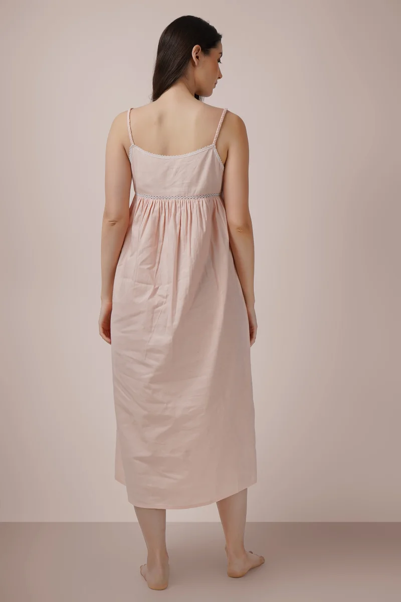 After Dark Louisa, Pink Nightdress with Gown