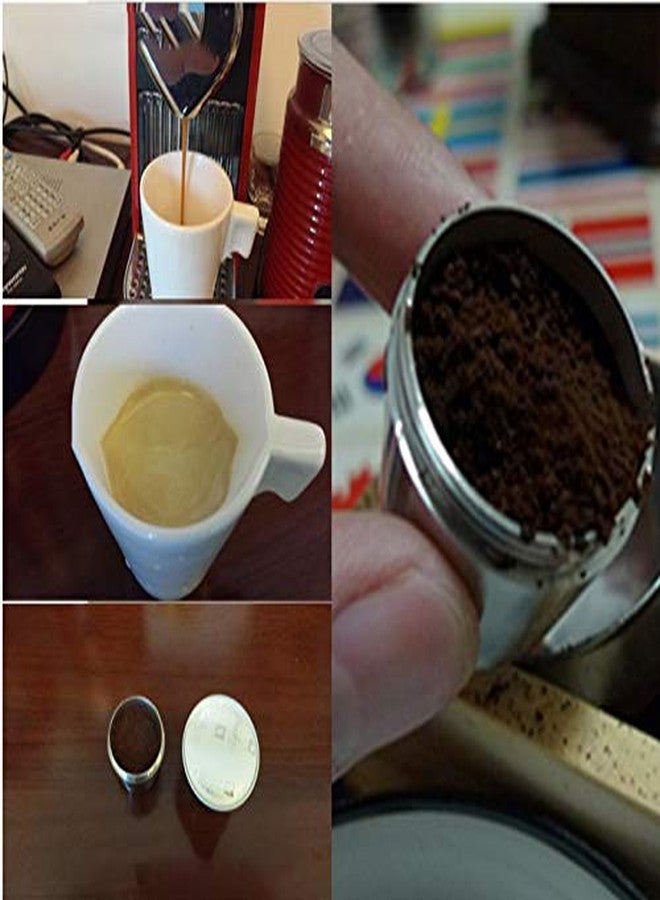 Ashata Reusable Coffee Capsule for Food Grade Stainless Steel Refillable Coffee Capsule with Spoon, 4 to 5g for Machine - Image 4