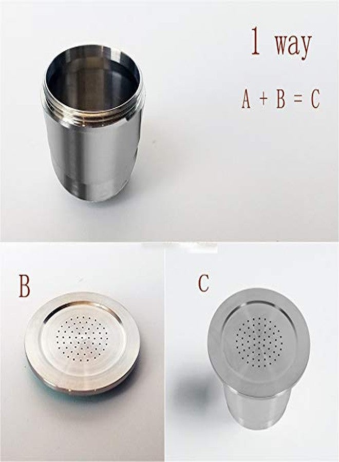 Ashata Reusable Coffee Capsule for Food Grade Stainless Steel Refillable Coffee Capsule with Spoon, 4 to 5g for Machine - Image 5