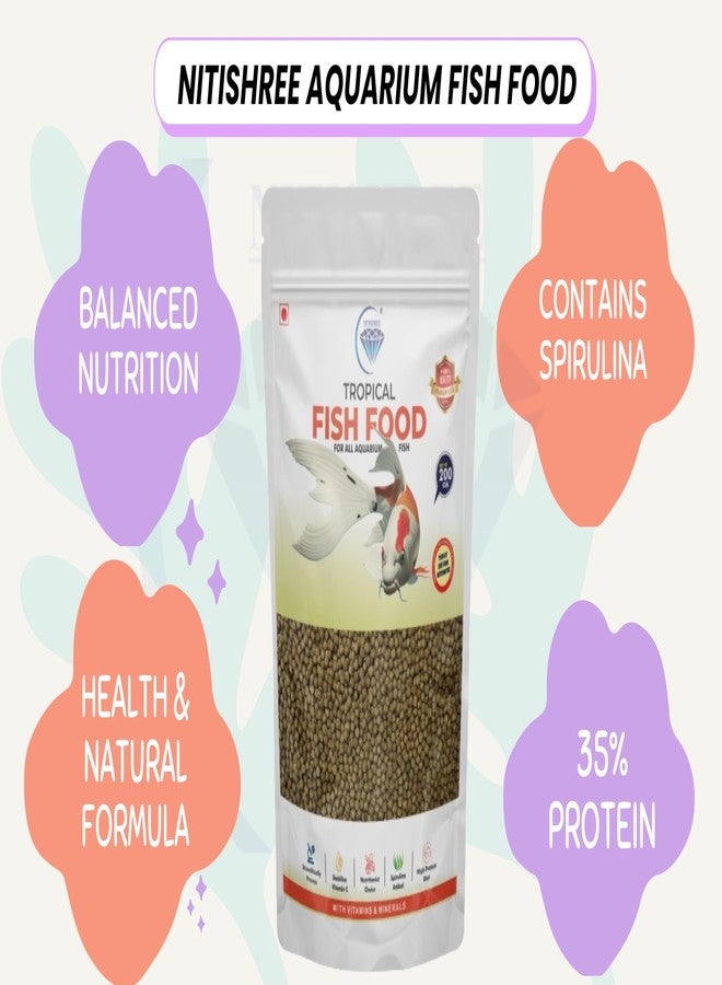 طعام أسماك عالي القيمة الغذائية لجميع مراحل الحياة - حبيبات صغيرة - 500 غرام - Image 3