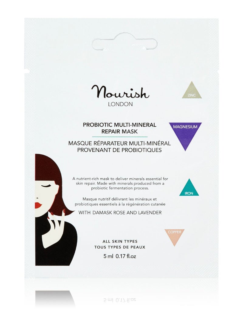 Nourish London Probiotic Multi-Mineral Repair Mask single use sachet  - Image 1