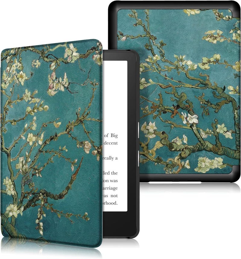 ProElite Slim Smart Flip case Cover for Amazon Kindle Paperwhite 11th Generation 6.8 inch 2021, Flowers (Fits Signature Edition Also) - Image 1