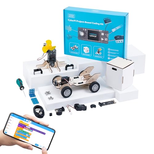 Makeblock Cyberpi ProjectBased Coding Kit Coding for Kids Support Scratch  Python Programming STEM Projects for Kids Ages 812 Robotics Kit Support IoT Technology with Builtin WiFi Module - Image 1