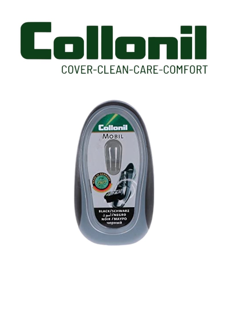 Collonil Collonil Mobil Sponge with Liquid Black – Instant Gloss & Nourishment for Leather & Synthetic Materials  - Image 2