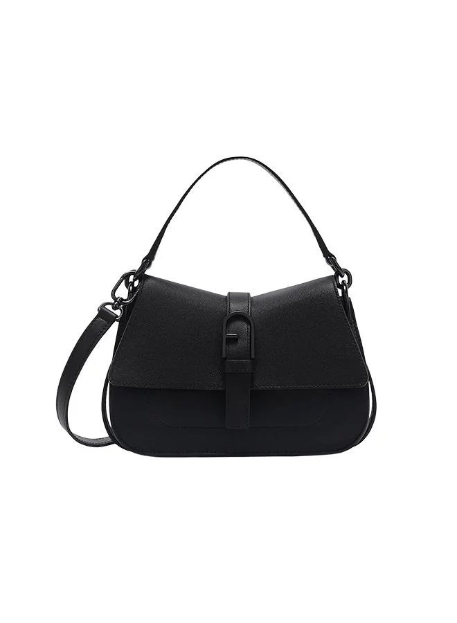 Furla Flow Black Top Handle Bag - Mini
