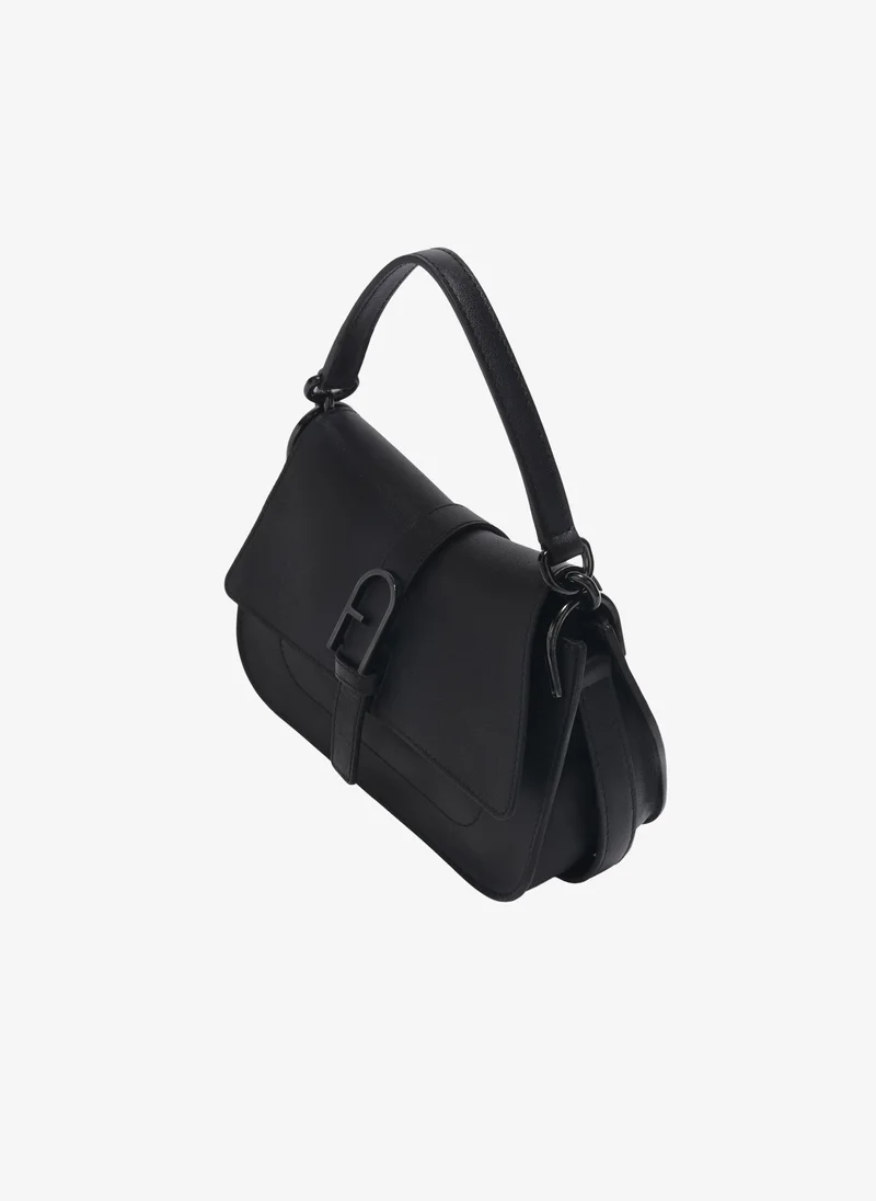 Furla Black Flow Black Top Handle Bag - Mini for Women | Best Price UAE