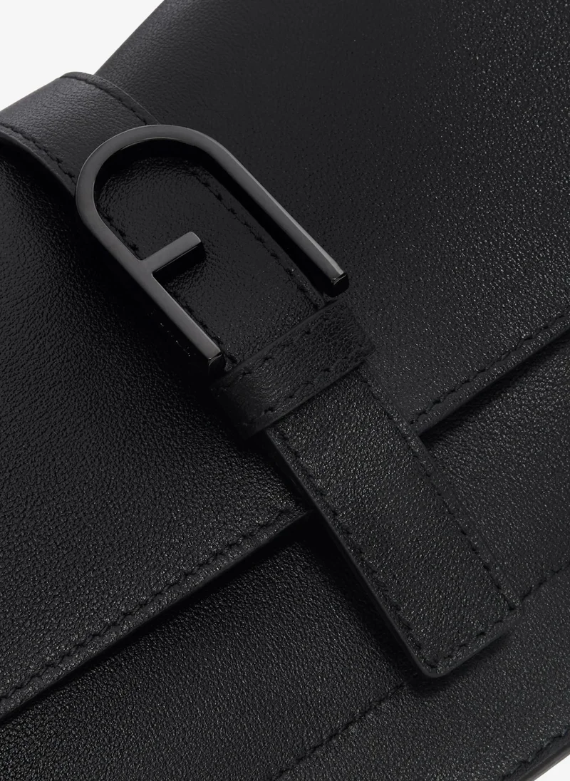 Furla Black Flow Black Top Handle Bag - Mini for Women | Best Price UAE