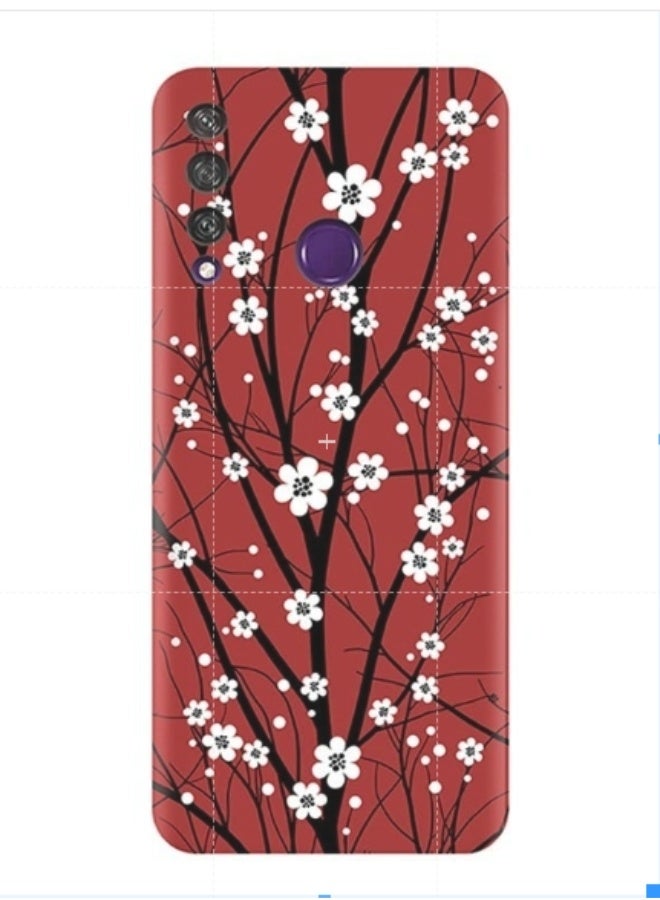 إيه إم سي ديزاين غطاء حماية واقٍ لهاتف هواوي Y6p أحمر / أسود / أبيض