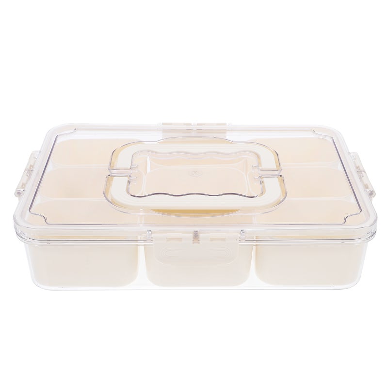 Seasoning Box Keeper 9-slot Fridge Organizer Portable Containers Reusable Fridge Tray - Image 1