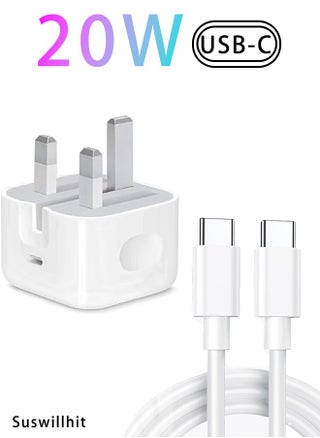 20W Charger and Type C Cable