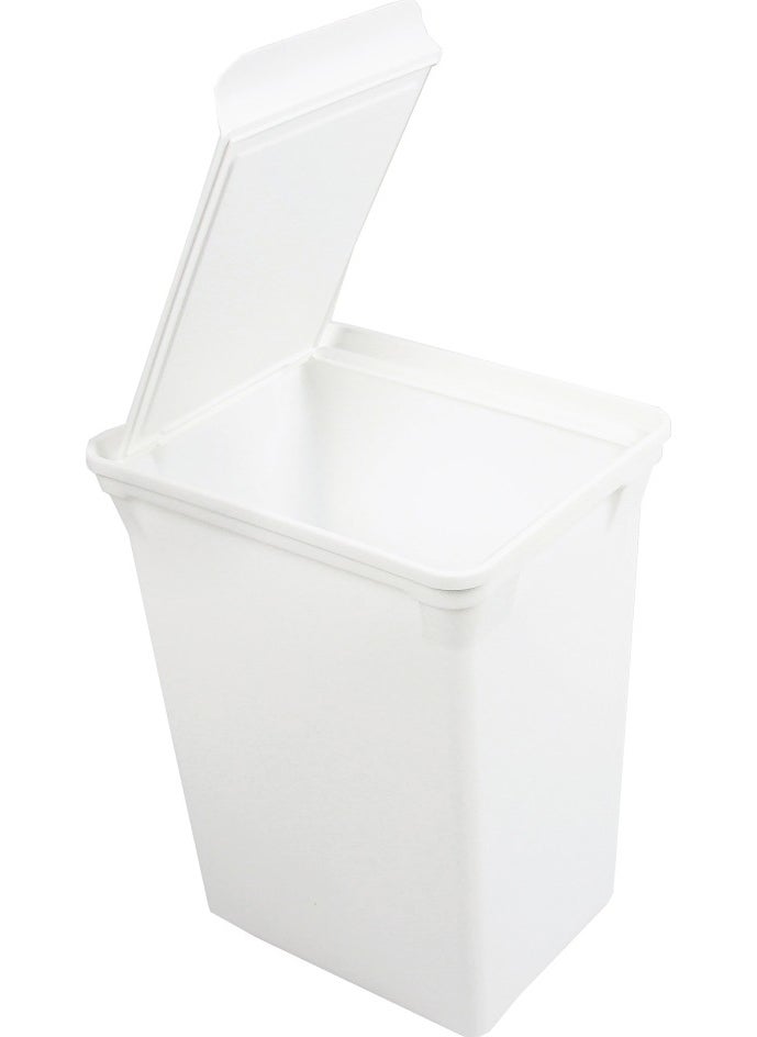 QUTU Q-Trash Bin 20 L White Trash Can  - Image 2