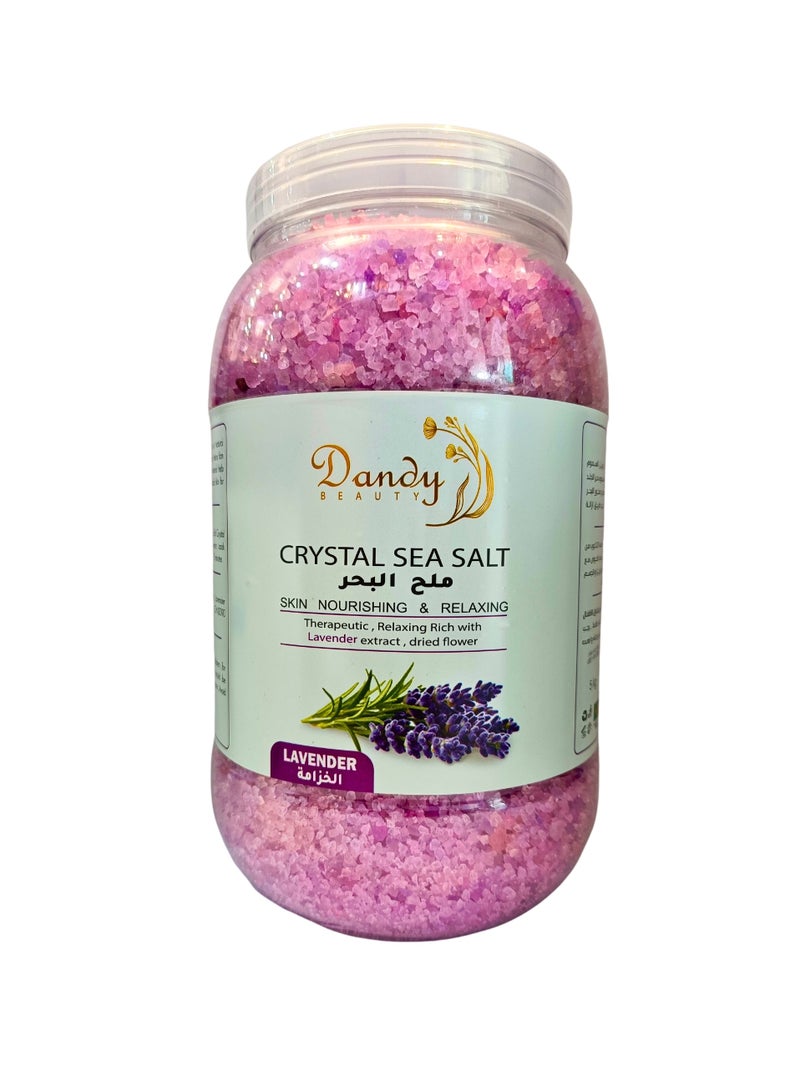 Dandy Crystal Salt for Skin Nourishment and Relaxation 5kg (Lavender) - Image 1