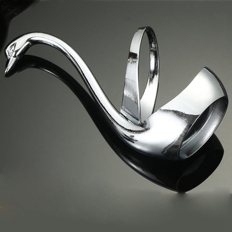 Swan Fork Spoon Holder, 70x155mm/2.76x6.10in Cutlery Organizer Zinc Alloy Household Tableware Storage Racks for Restaurant Hotel - Image 5