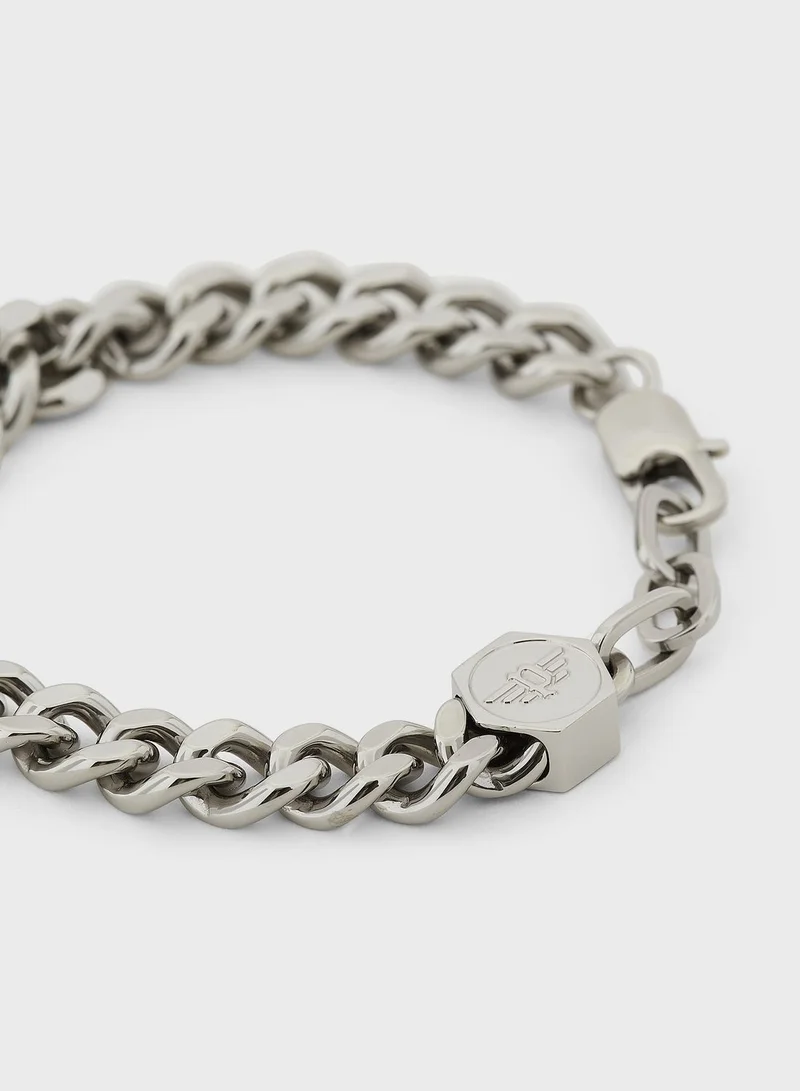 POLICE Hinged Braided Bracelet