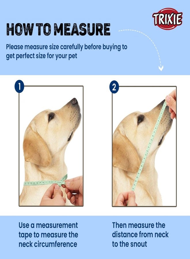 Trixie: - Protective Dog Collar with Clip Lock | Prevents The Pet from Licking or Chewing Wounds or Bandages | with Clip Lock for Quick & Accurate Installation - M, 38-44 cm/20 cm - Image 3