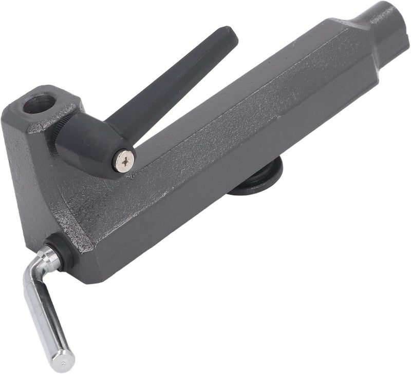 Woodworking Lathe Tool Base Lathe Tool Holder Rest Base Cast Iron Rest with 16mm Hole and Fixing Bolt for 5/8 Inch Holder Small Lathing Machine - Image 1