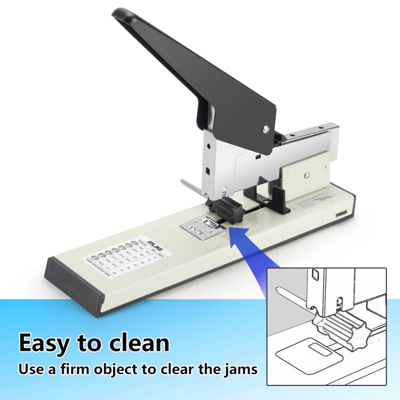 IMLIKE Heavy Duty Stapler with 2000 Staplesï¼š200 Sheets High Capacity Manual Desk Stapler,No Jam,Non-Slip,Include High Strength 23/13 & 23/23 Staples - Image 5