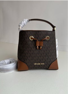 MK Drawstring Small Bucket Shoulder Bag 18*18*12cm  - Image 1