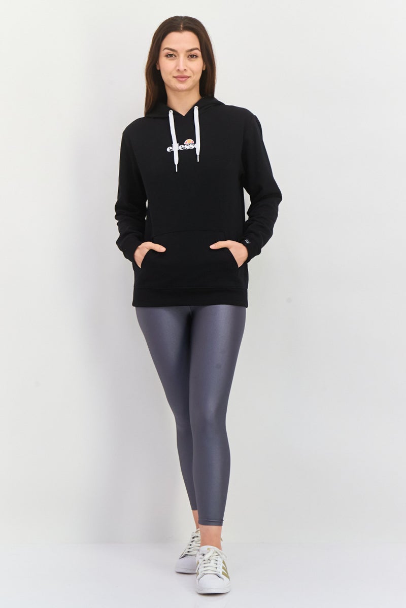 Ellesse ملابس رياضية نسائية بأكمام طويلة مناسبة، خارجية، سويت شيرت، أسود - Image 2